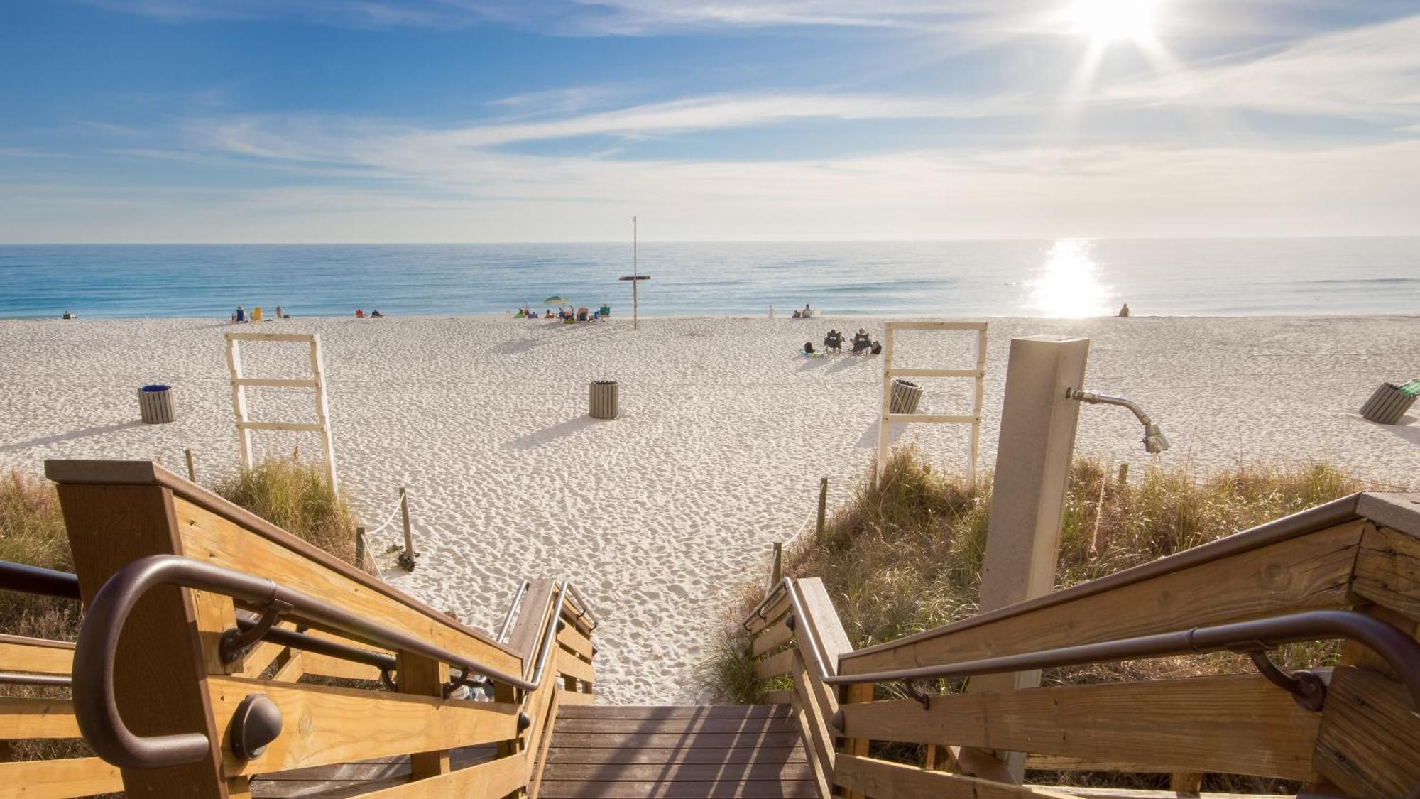 Tidewater Escape: 1Br/2Ba Beachfront Condo, Sleeps 6, Gulf Views & Comfort! Panama City Beach Exterior photo