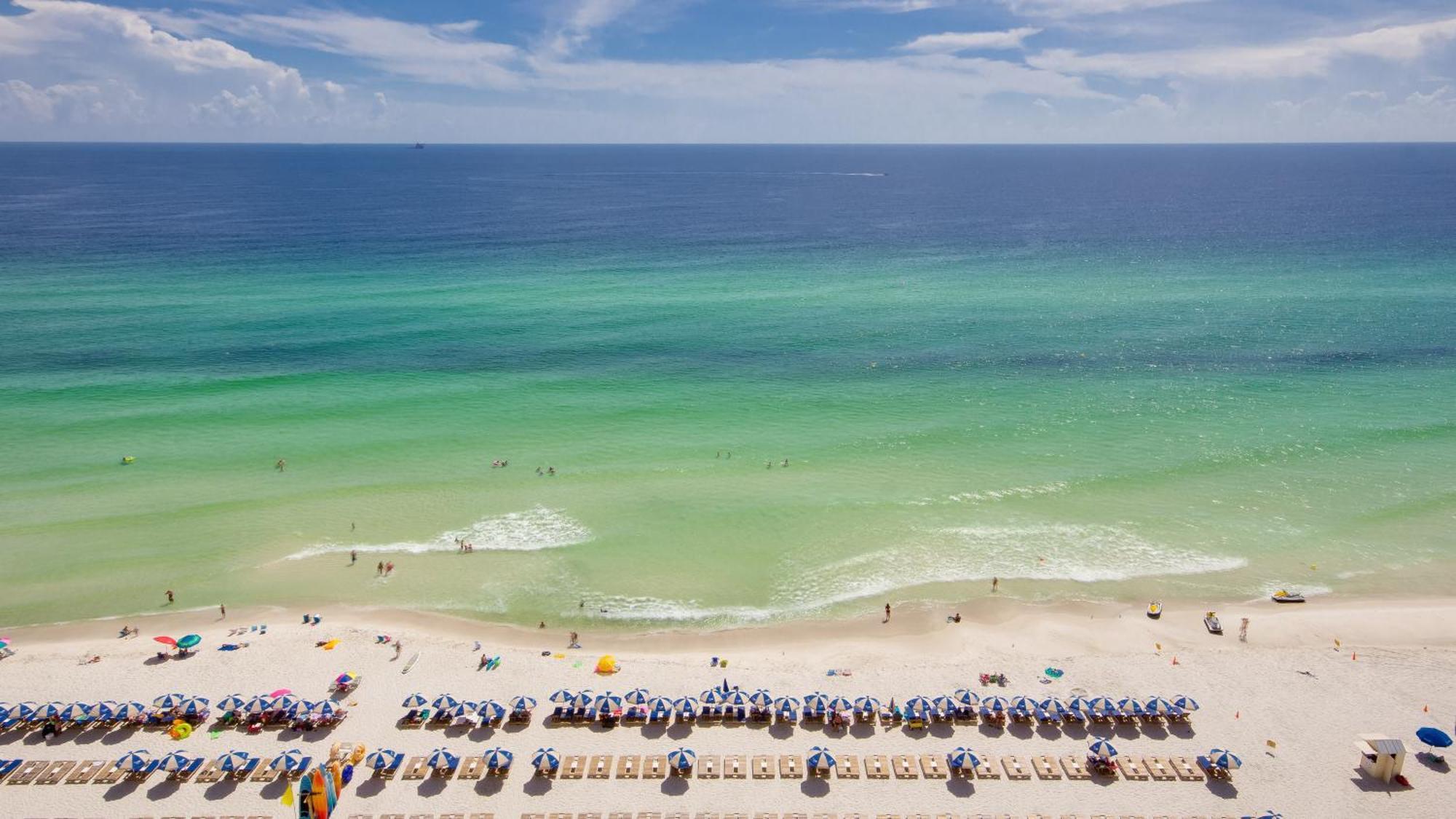 Tidewater Escape: 1Br/2Ba Beachfront Condo, Sleeps 6, Gulf Views & Comfort! Panama City Beach Exterior photo