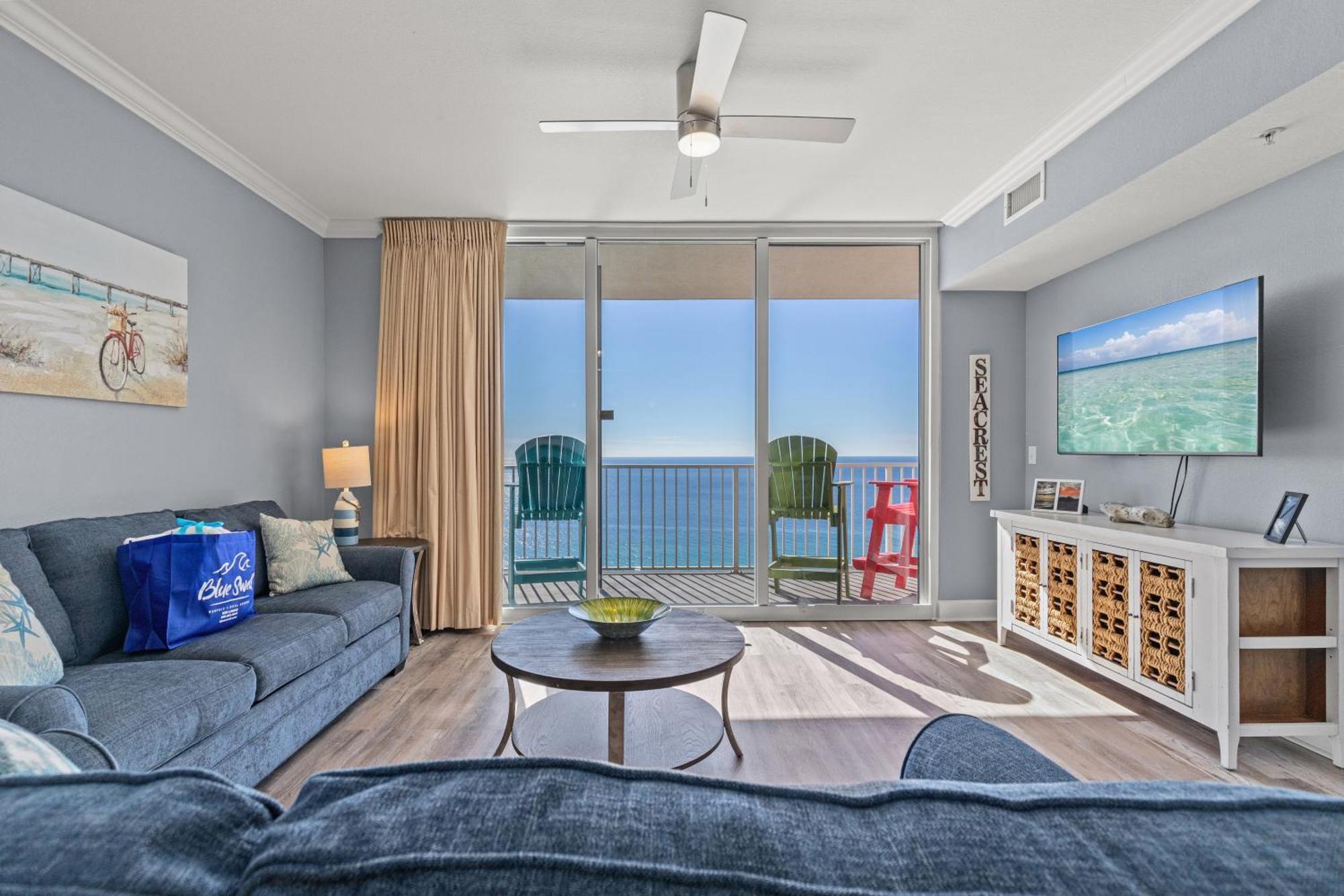 Tidewater Escape: 1Br/2Ba Beachfront Condo, Sleeps 6, Gulf Views & Comfort! Panama City Beach Exterior photo